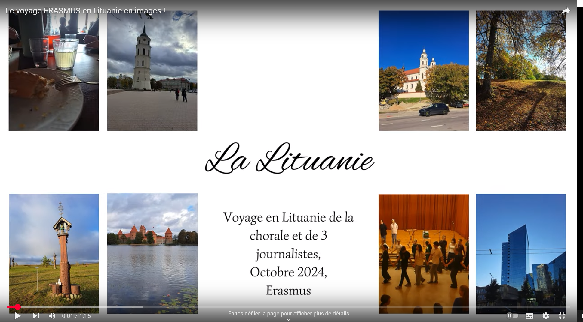 La chorale en Lituanie !